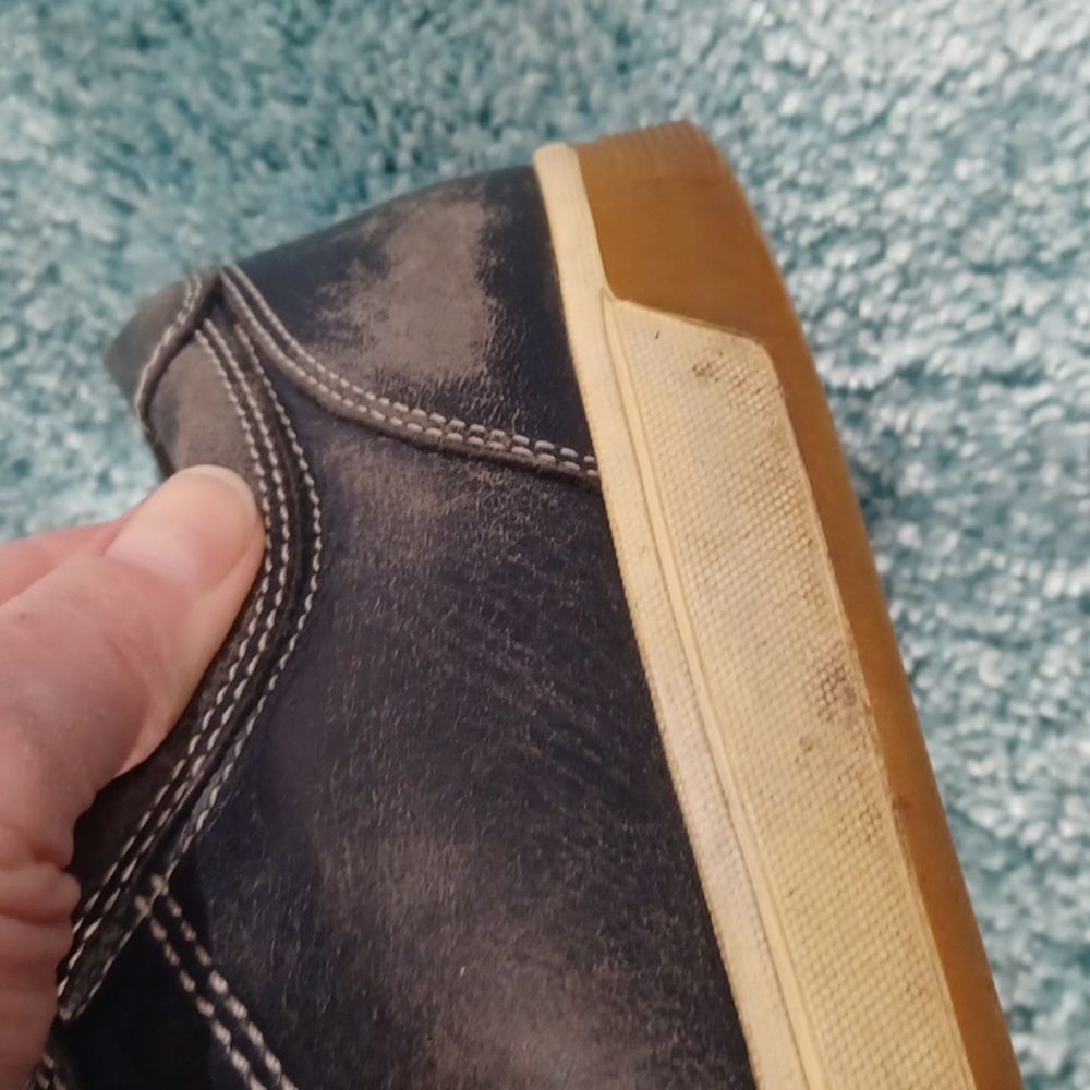COLE HAAN Men's Blue Leather Sneakers size 9 M - Picture 13 of 16
